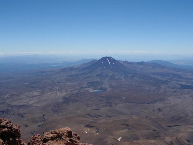 'Mount Doom' från Te Heuheu Peak (2755möh)