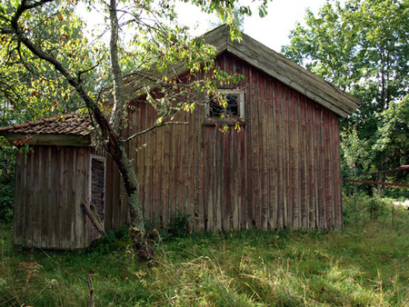 Öde hus.