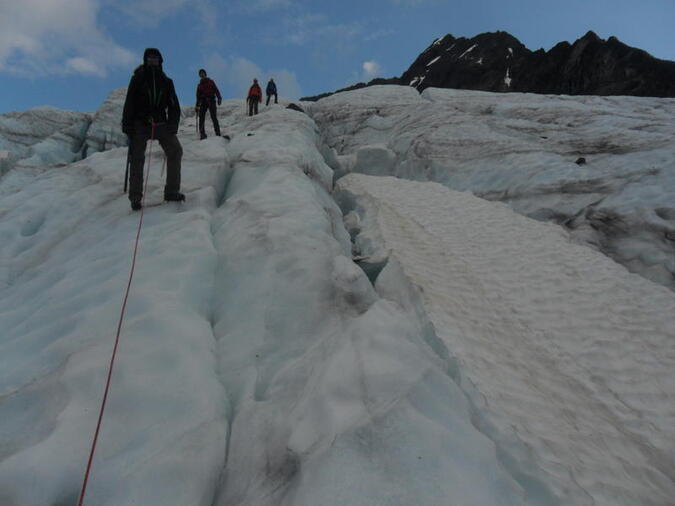 På Kebnepakteglaciären