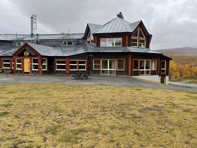 Turens start vid Storulvåns fjällstation