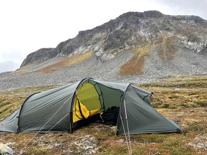 Tältplats under Ekorrhammaren