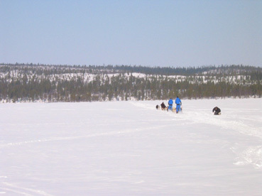 Avfärd mot Jukkasjärvi